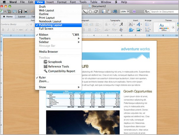 convert publisher file to word for mac